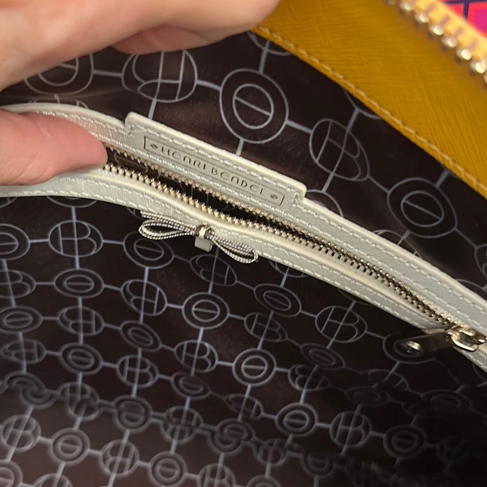 Henri Bendel Yellow Satchel Bag - Picture 6 of 9